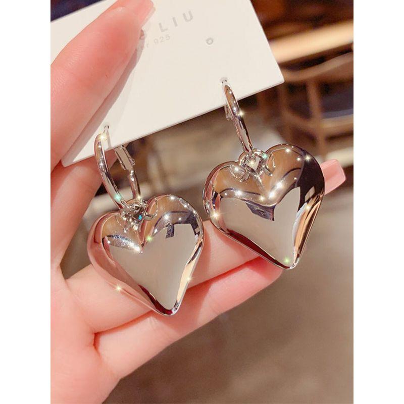 Fashion Peach Heart Fashion Female Online Influencer Personalized Earrings