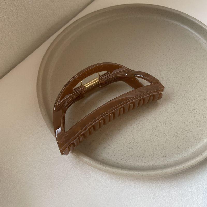 1 шт. Корейская модная заколка-зажим высокого класса, женская большая заколка-акула, заколка для волос, аксессуар для полукруглой заколки для волос