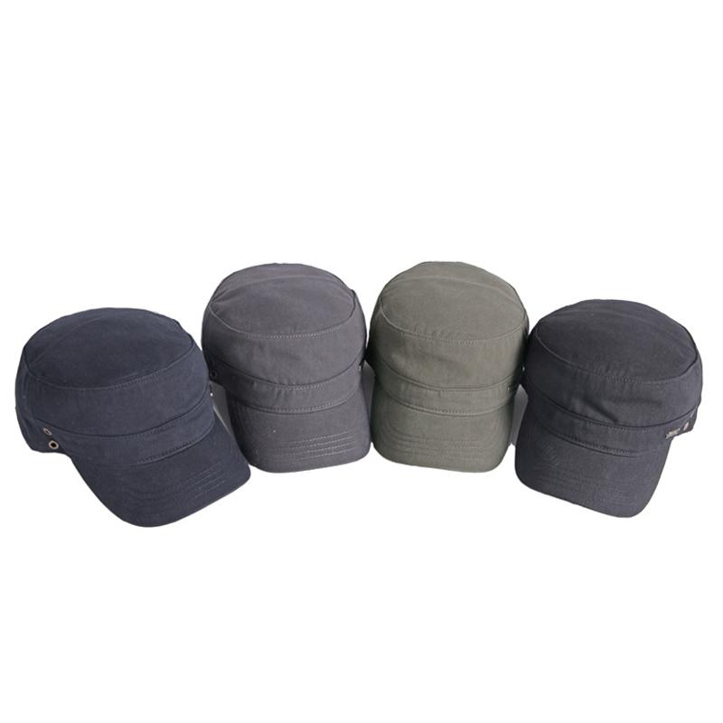 Хлопковая шляпа в стиле милитари, мужская шляпа от солнца, спортивная шляпа с плоским цилиндром на открытом воздухе, женские береты, плоские шляпы, кепка капитана, бейсбольная кепка дальнобойщика Snapback