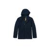 Solid Color Hooded Long Sleeve Casual Jacket Men Jacket Dark-Sapphire-Blue A5QKZ-433