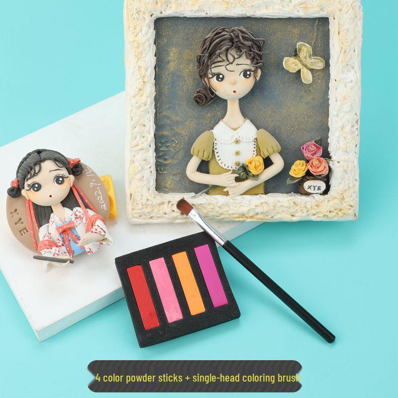 BJD Специальный глиняный порошковый цветной пигмент для росписи кукол