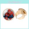 Time Spiderman Stone Adjustable Ring Avengers Gold Plated Fashion Jewelry
