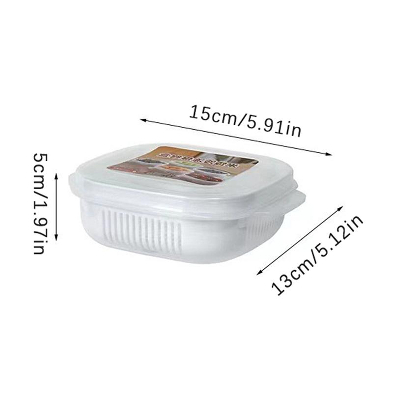 Ящик для хранения продуктов Контейнер для хранения риса и фруктов Микроволновая печь Нагреватель Холодильник Морозильник Хранение Сохранение свежести Коробка
