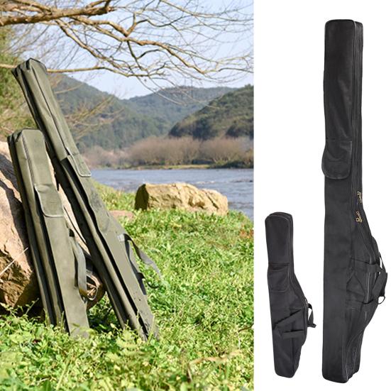 Складная сумка для удочки 1/1,5 м на молнии, чехол для хранения инструментов с удочкой, держатель для снастей