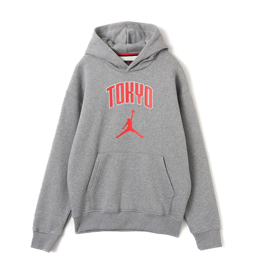 Jordan Бренд Jumpman FW24 HBR FLC Пуловер Худи Мужские худи Серый HQ0432-091