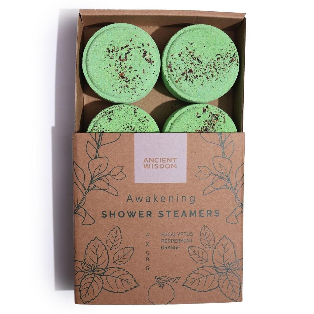 2x Shower Steamers Gift Set 4 Pack Essential Oils