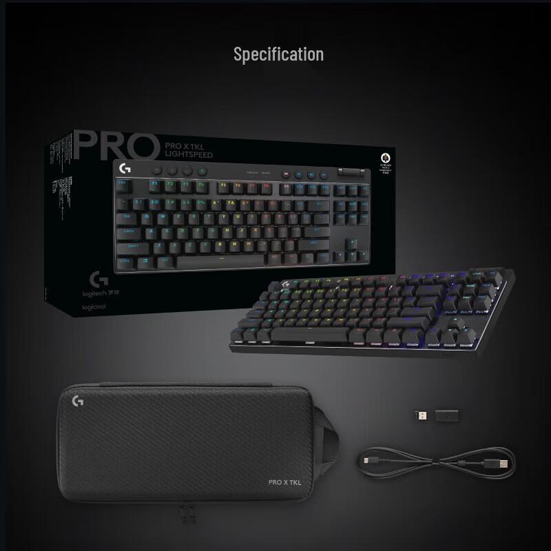 Logitech PRO X TKL Wireless RGB Mechanical Gaming Keyboard