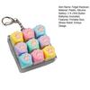Cat Paw Keyboard Fidget Toy 9-in-1 LED Light-up Keyboard Keychain Decompression Button Finger Clicker Toy Work Travel Stress Relief Desk