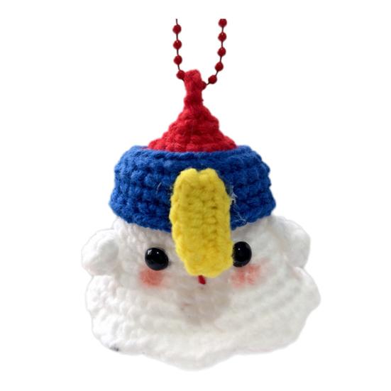 Хэллоуин Крючком Призрак Орнамент Милый Ручной Работы Вязаный Лягушка/Кот/Паук/Клубника Призрак Подвесное Украшение для Зеркала Заднего Вида Автомобиля