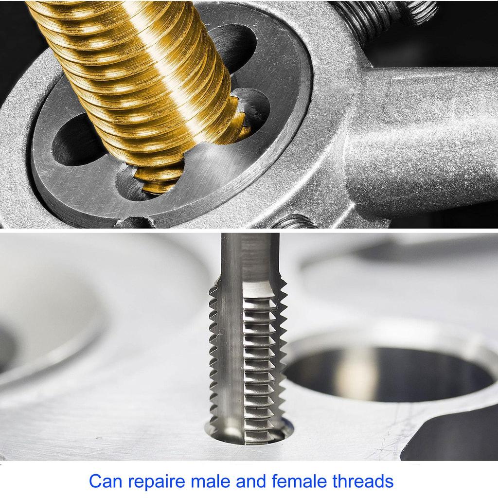 Единство Метчик для глухих отверстий, Метрический ручной метчик, Набор сверл-метчиков, Метчик для прямой резьбы, Коническая и круглая плашка, Инструмент для нарезания резьбы для ремонта, M13 1,5 мм