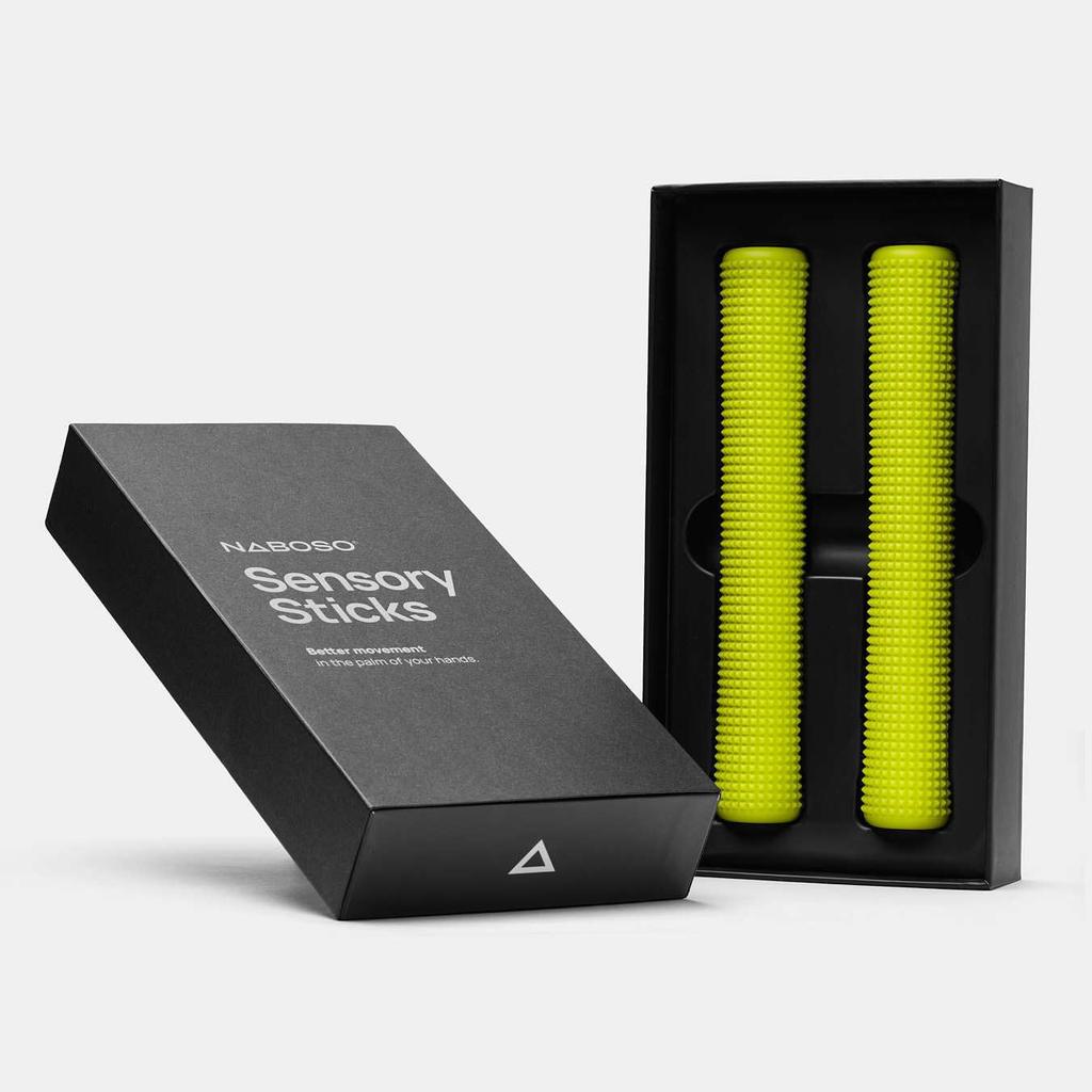 Сенсорные палочки Naboso Поддерживает идеальную осанку и равновесие, стимулируя ладонь.