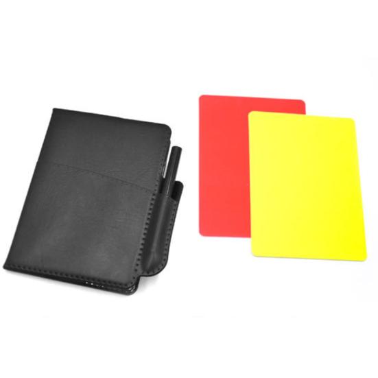 Карточки футбольных рефери Футбольные красные карточки Желтые карточки Насыщенные цвета Карты профессиональных рефери Предупреждающие карточки для футбольных рефери