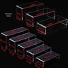 U-Shaped Acrylic Shoe Display Stand - Transparent Plexiglass Divider Shelf