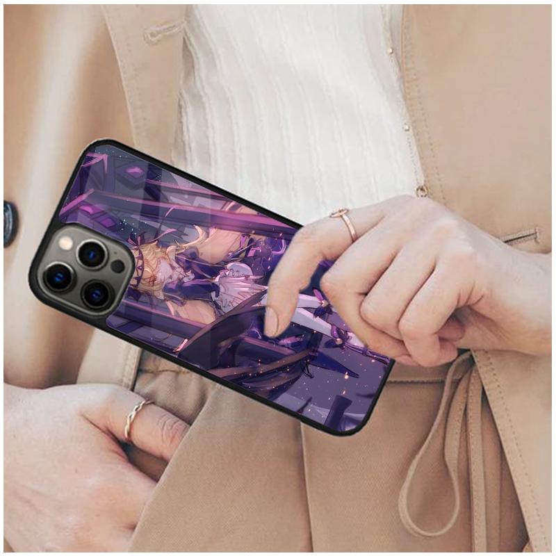 Fischl Genshin Impact Магнитный чехол для телефона ДЛЯ APPLE iPhone 17 Air 16 14 13 12 Pro Max 15 Plus Беспроводная зарядка С крышкой MagSafe