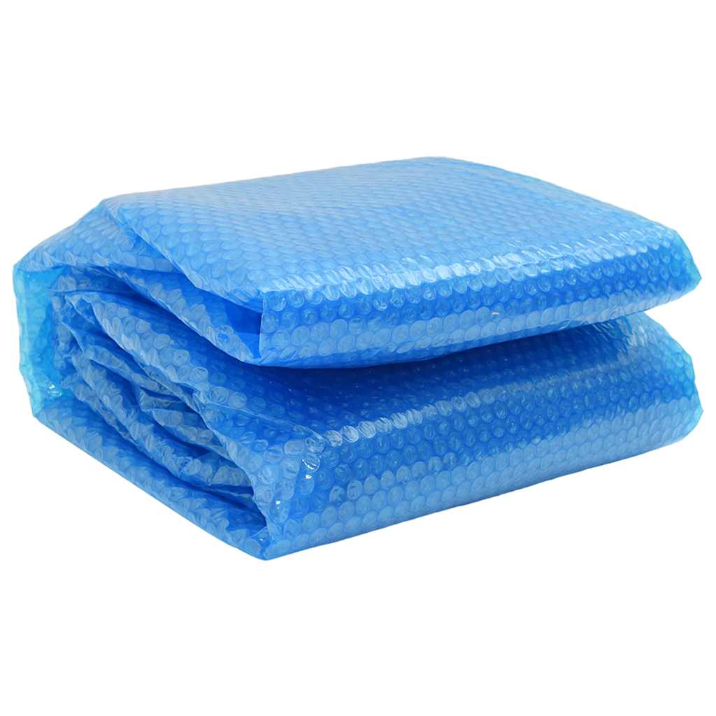 vidaXL Poolabdeckung Blau 417 cm PE