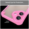 Серия Armor Чехол для iPhone 16 PC+TPU Полупрозрачный Матовое покрытие Защитный чехол для телефона
