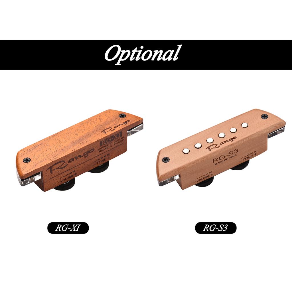 Акустическая гитара Rango RG-S3 Магнитный звукосниматель из бука Пассивный магнитный звукосниматель с звуковым отверстием Нет