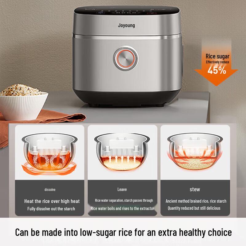 Joyoung 4L 316L Stainless Steel 0-Coating Electric Rice Cooker