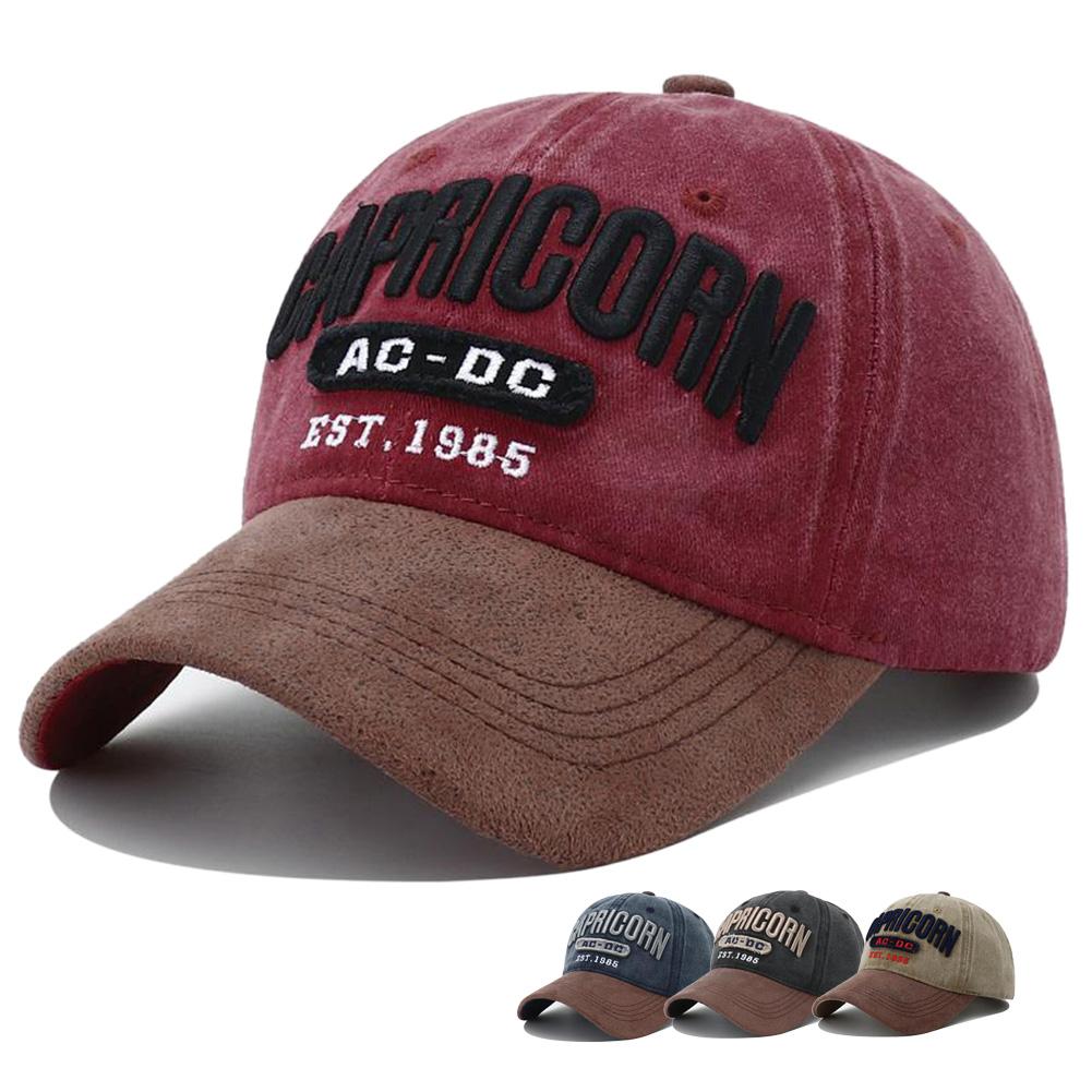 Retro Letter Embroidery Baseball Cap Spring Summer Adjustable Cotton Snapback Hat Hip Hop Streetwear Sun Hats for Men Women