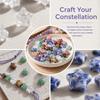 21pcs White Crystal Spacer Loose Beads Sodalite Jewelry Making Material  Necklace Earrings