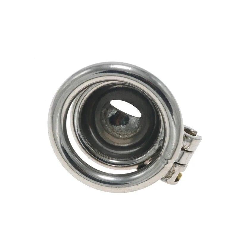 Мужской замок целомудрия из нержавеющей стали CB Lock, клетка для пениса, рогоносец, гей-секс-игрушки, кольца для члена, шаровые носилки, бондаж для тела