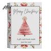 Reusable Gift Card Album Christmas Book College Student Convenient Size Holder Spiral-Bound DIY Present for Friends Family Spiral Bound