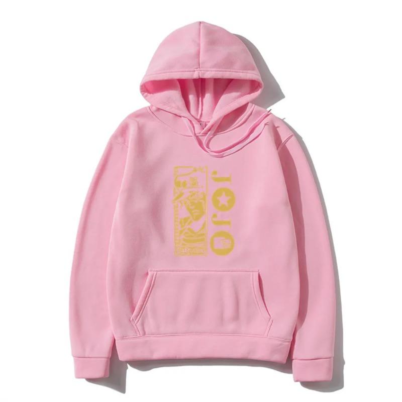 Harajuku JOJO's Bizarre Adventure Hoodies Печатные мужские толстовки Streetwear Повседневные толстовки Одежда Толстовки и свитшоты мужские