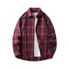 Plaid Shirt Men's Autumn Vintage Loose and Versatile Long Sleeved Shirt