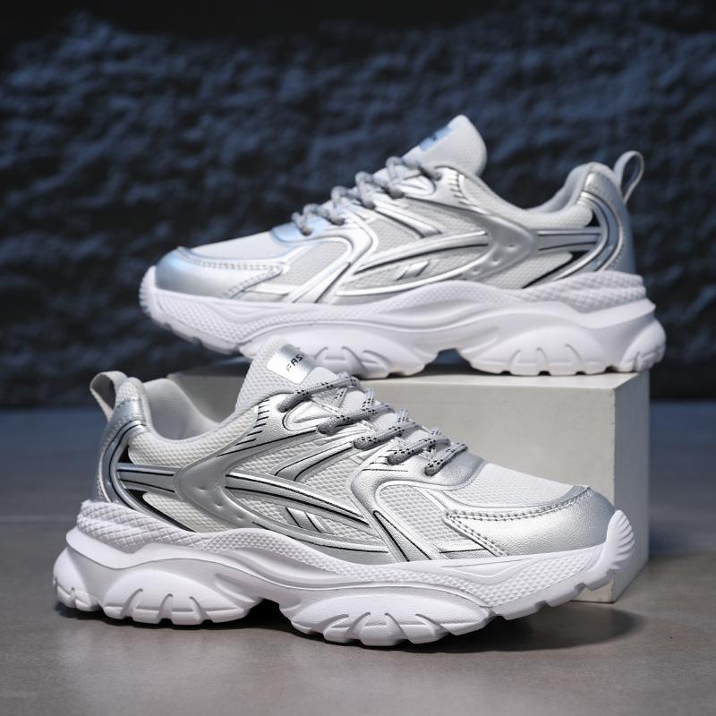 Всесезонные женские спортивные туфли, Дышащие женские спортивные туфли, Женские спортивные туфли на толстой подошве, увеличивающие рост