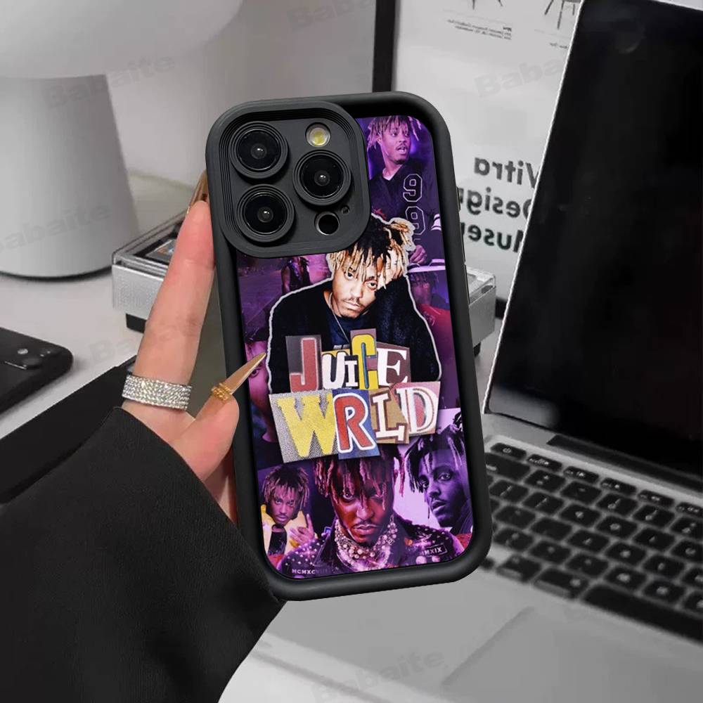 Чехол для телефона рэп-исполнителя J-Juice W-Wrld Для IPhone 17 16 15 14 13 12 11 Pro Max 16E Plus INS Мягкий чехол