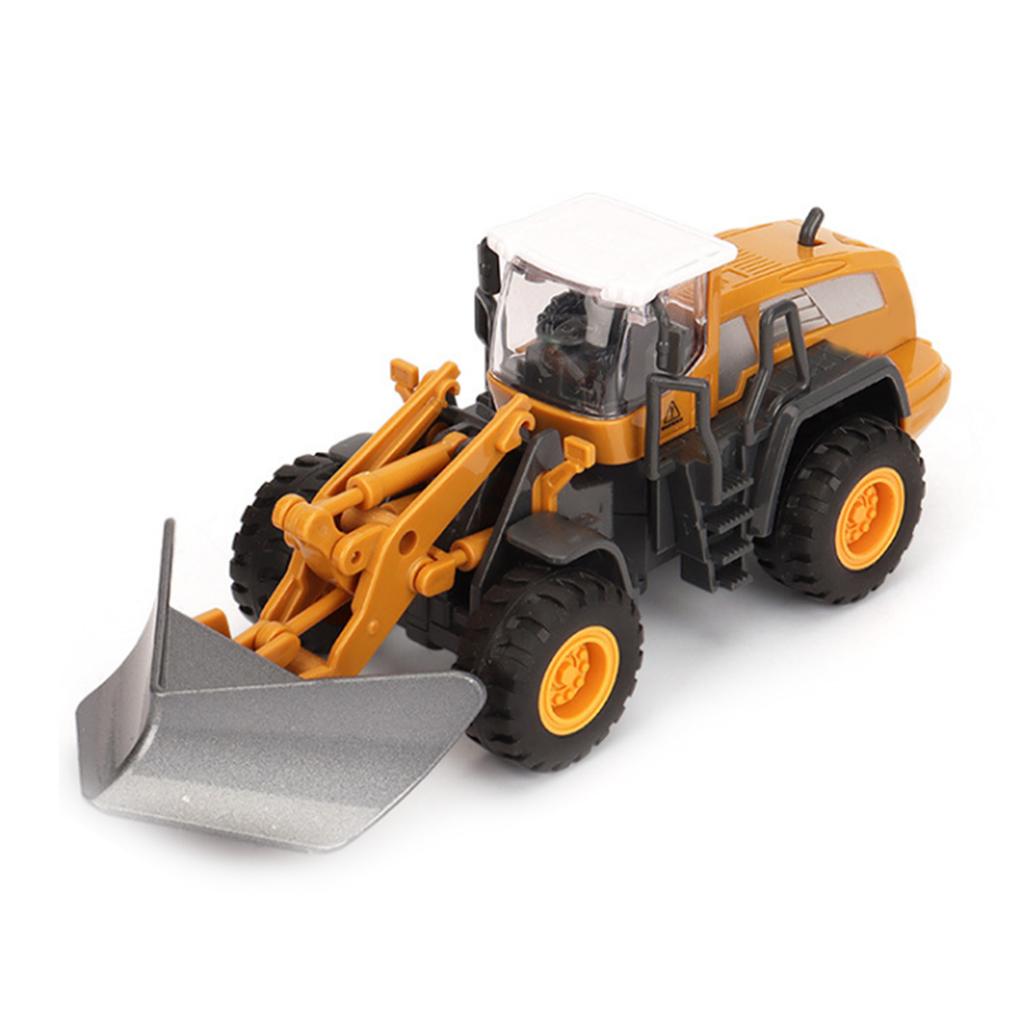 Alloy Construction Vehicle Toy 1:55 Transport Vehicles Site Playset Toys for Kids Boys Snowplow