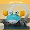 Interactive Crawling Crab Toy For Kids With Led Light And Obstacle Avoidance Functions