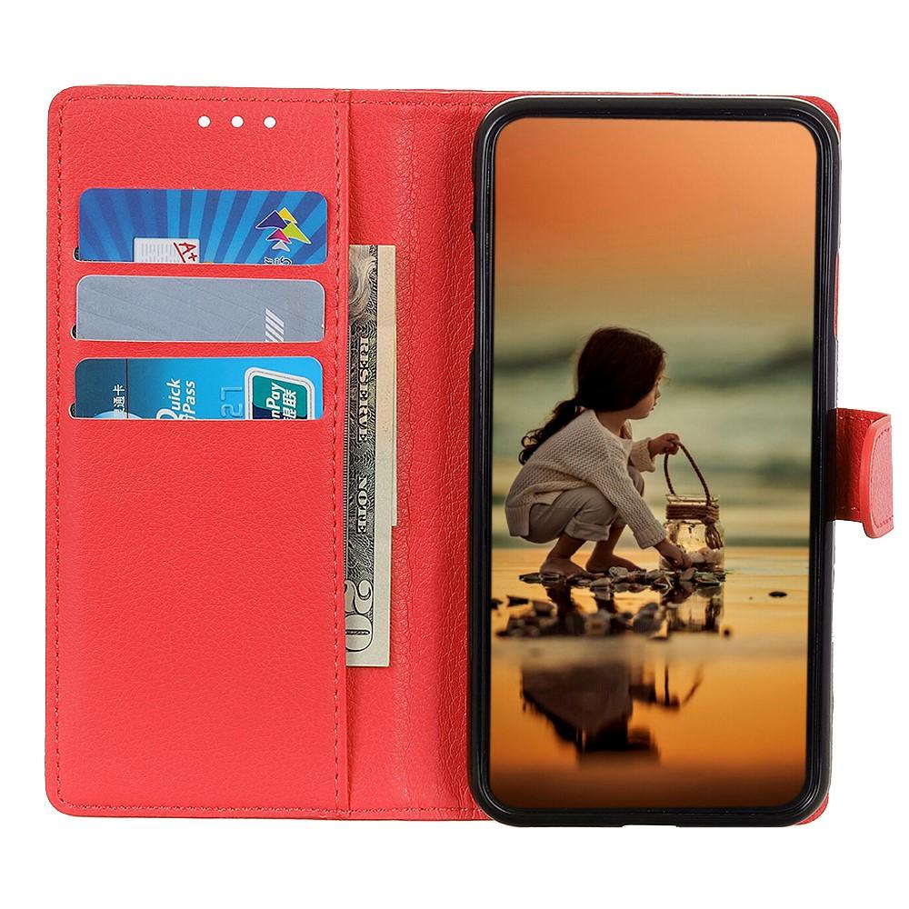 Wallet Case for Poco X8 Pro Max 5G - Leather/PU, Red