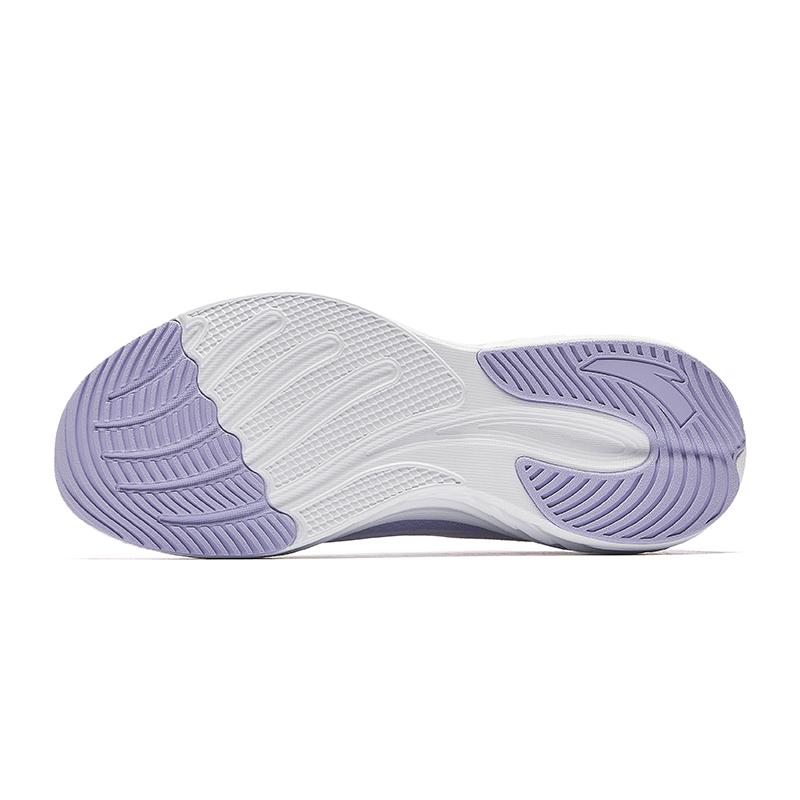 Anta Ощущение облака Простые Универсальные Амортизация Отскок Легкие Низкий верх Повседневные Кроссовки для бега Женские кроссовки Белый Фиолетовый 922525537-2