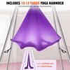 Aerial Yoga Frame & Yoga Hammock, 9.67 ft Height Professional Yoga Swing Stand Comes with 13.1 Yards Aerial Hammock, Max 551.15 lbs Load Capacity Yoga