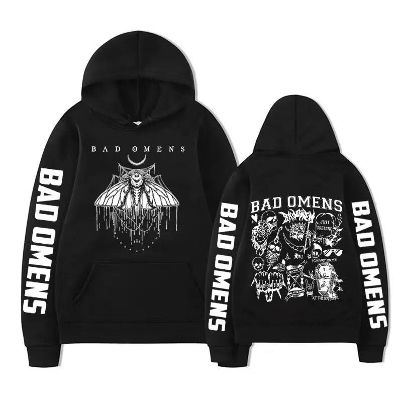 Ограниченная толстовка с капюшоном Bad Omens Band Moth Music Tour