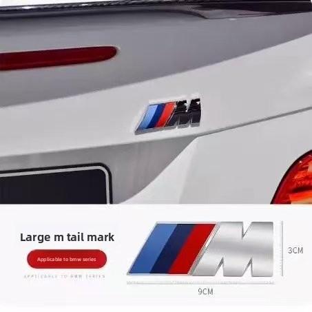 BALPJ1 Car Styling Fender Side Badge New R Emblem Sticker For BMW M M3 M5 M6 X3 E90 F30 G20 E36 E34 X6 G20 E46 X3 X4 X5 X7 Accessories