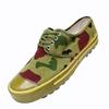 3537 Genuine Camouflage Rubber Sole Work Shoes - Yellow Canvas, Non-slip, Wear-resistant for Construction, Farming, and Field Work.