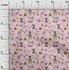 oneOone Cotton Flex Light Yellow Fabric Halloween Sewing Material Print Fabric By The Yard 40 Inch