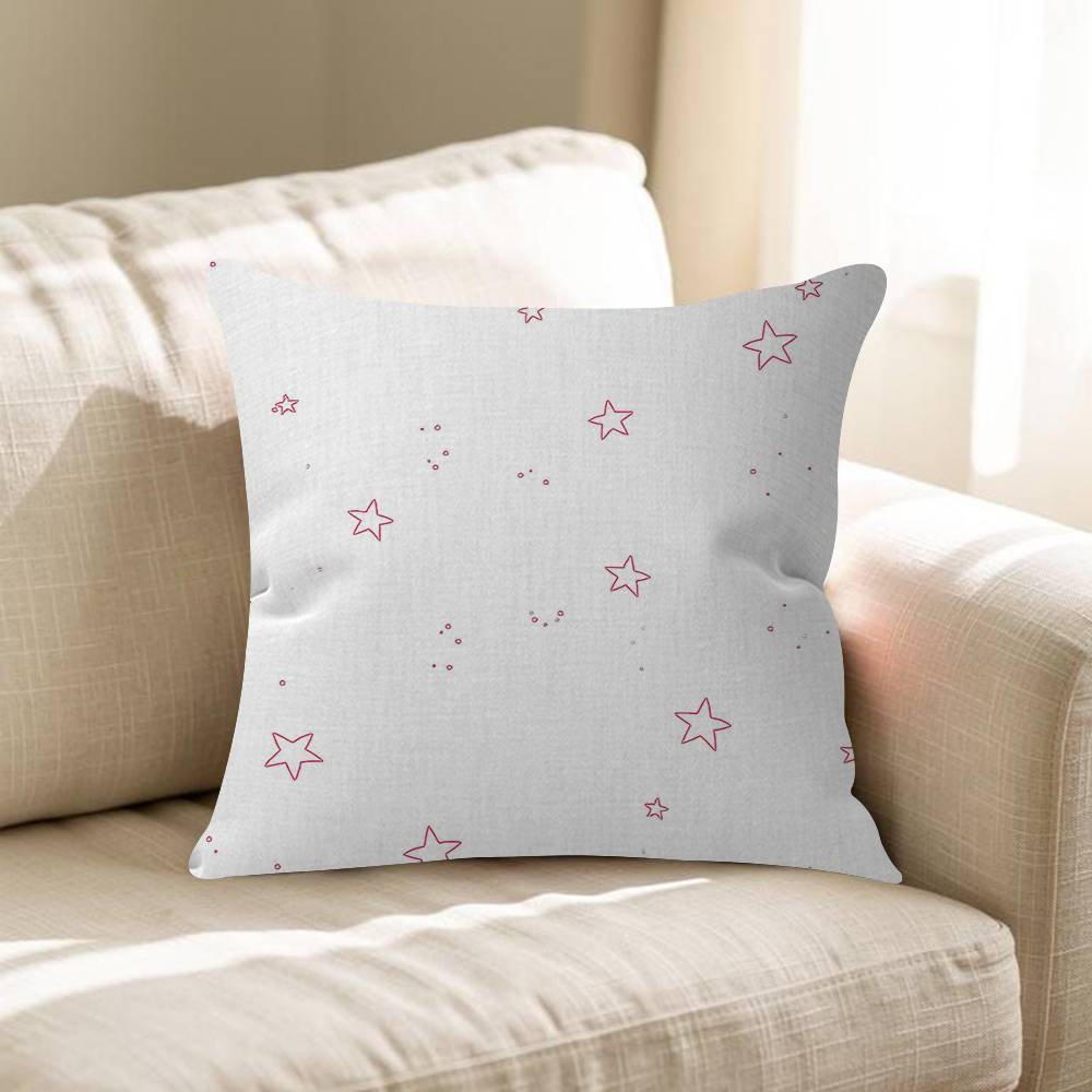Korean Lovely Full Ins Screen Star 4545cm Cushion Cover Pillow Cover Decor Pillowcase Home Pillowcase For Couch Pillow