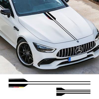 Для Mercedes Benz W205 W204 W203 W212 Автоаксессуары Наклейка на капот автомобиля Виниловая пленка Автомобильные спортивные стайлинг-наклейки Автомобили
