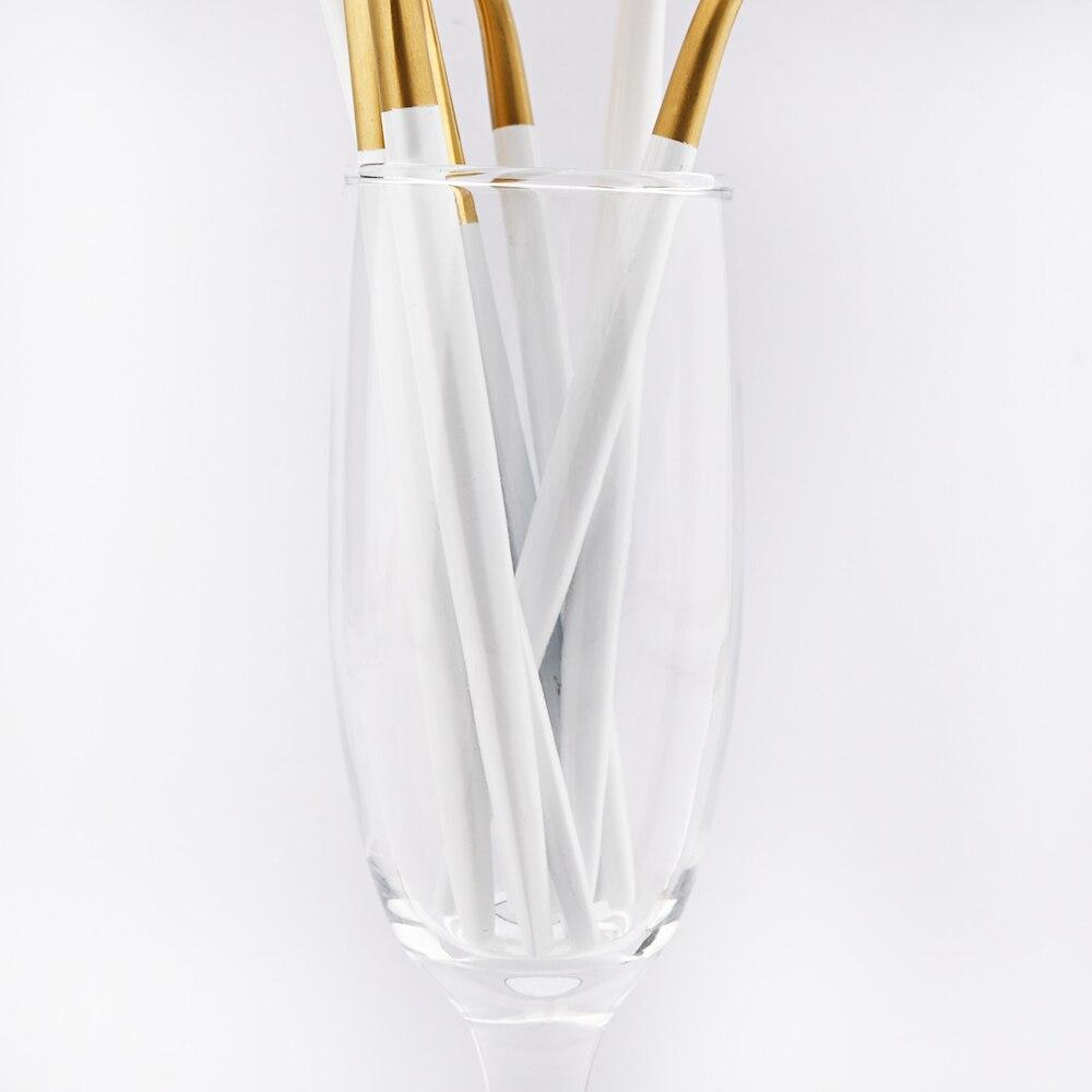 Посуда из белого золота, нож, десертная вилка, кофейные ложки, посуда, нож для масла, вилка для торта, 1 шт., набор столовых приборов из нержавеющей стали 18/10