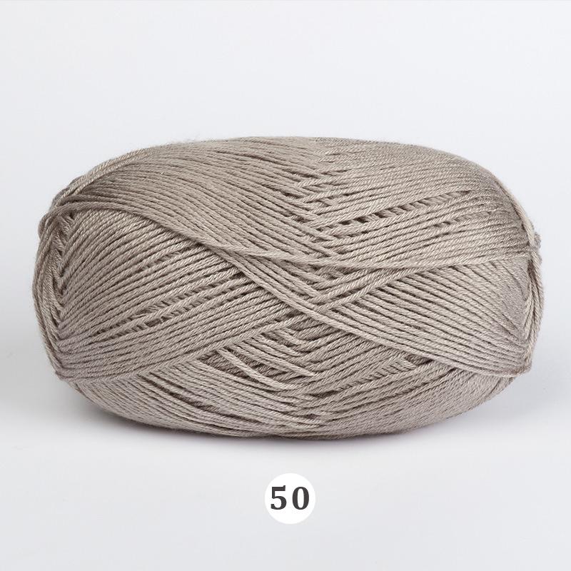 50g/Ball DIY Crochet Yarn Hand Woven Yarn Knitted Fabric Natural Bamboo Cotton Baby High Quality