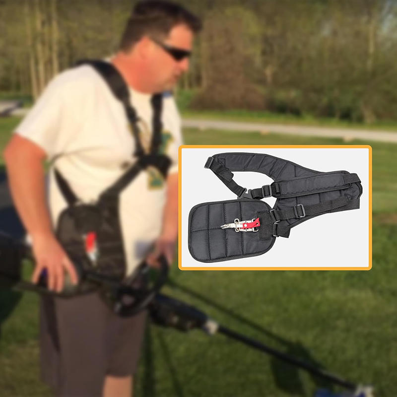 Double Shoulder Strimmer Harness Strap For Lawn Mower Grass Strimmer Brush Cutter Garden Power Pruner Adjusted Oxford Belt