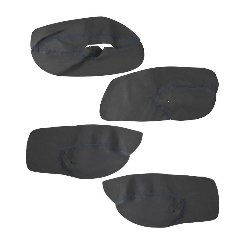 Для VW Golf 4 MK4 Bora Jetta 1998 1999 2000 2001 - 2005 4-дверный автомобиль Внутренняя панель подлокотника двери Синяя линия отделки из замшевой кожи