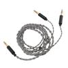3.5mm to Dual 3.5mm Cable 3.9FT 4 Strand Silver Plated Copper Core Cord Headphone Replacement Cable for Beyerdynamic T1