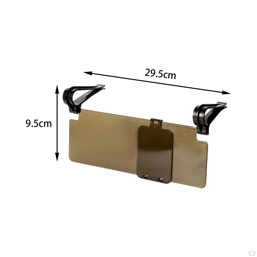 Car Anti Glare Sun Visor Extension 2 In 1 Protector Accessory Windshield Extender for