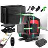 Лазерный уровень 4D 16 линий Уровень bluetooth Автоматическое самовыравнивание Управление через приложение 360 Горизонтальная и вертикальная перекрестная Зеленый лазерный уровень