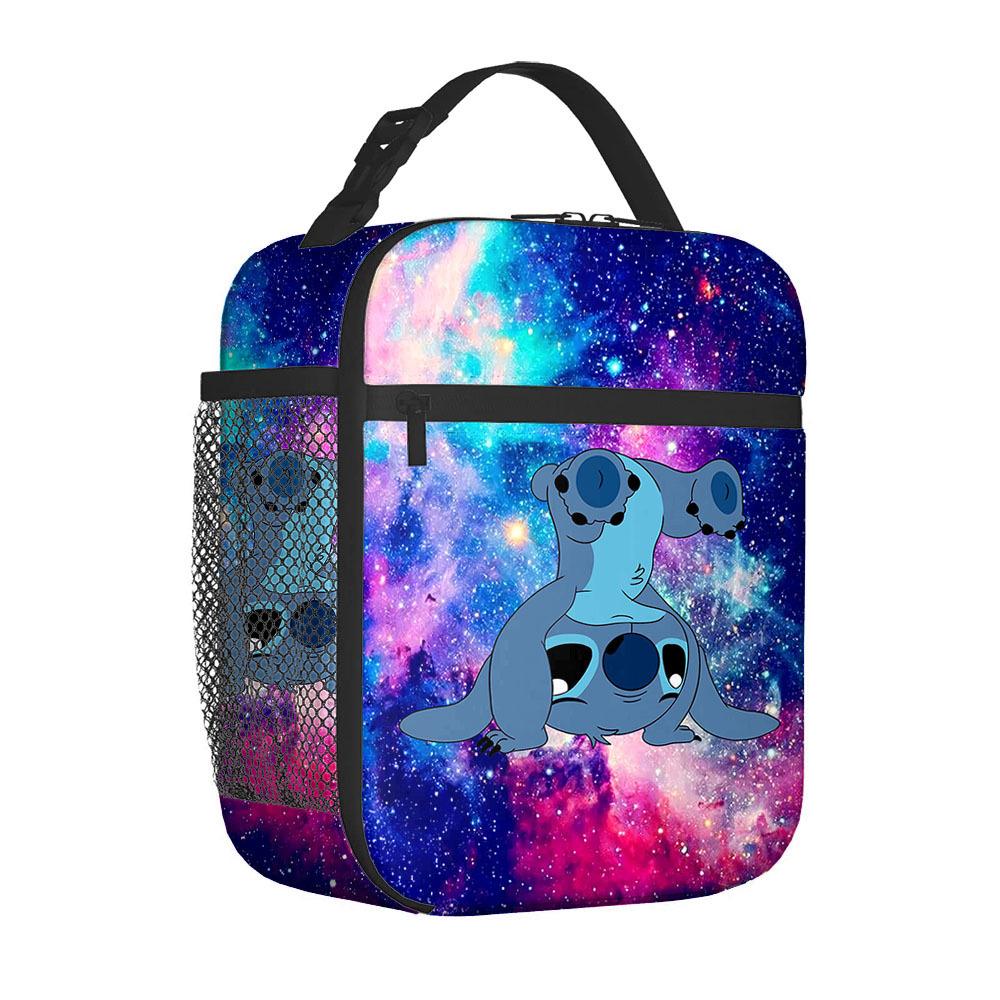 Qi Portable Lunch Bag Primary And Secondary School Students Full Printed Meal Bag Ice Bag Picnic Ice Bag