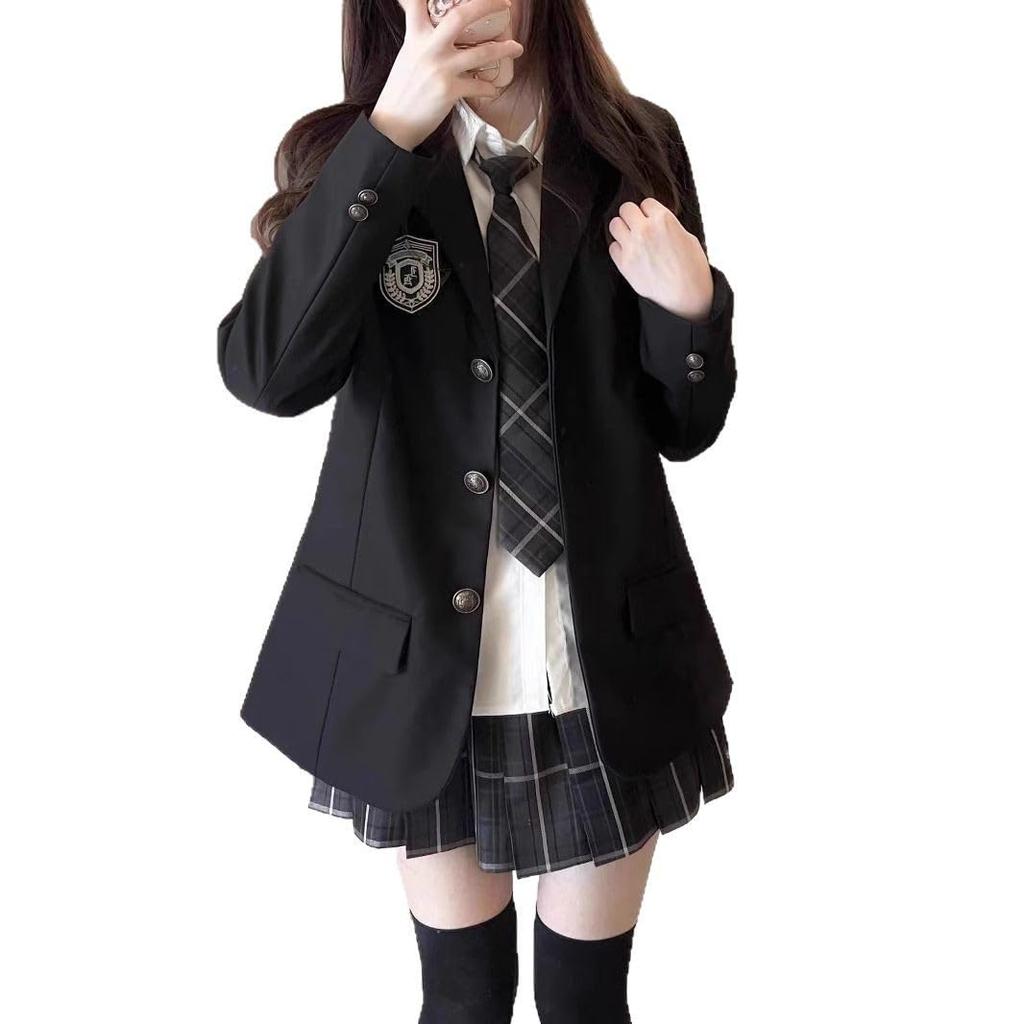 Cosplay Uniform Blazer JK High School Girl Skirt Graduation Clothes School High School Uniform Student Clothes Entrance Ceremony Graduation Ceremony